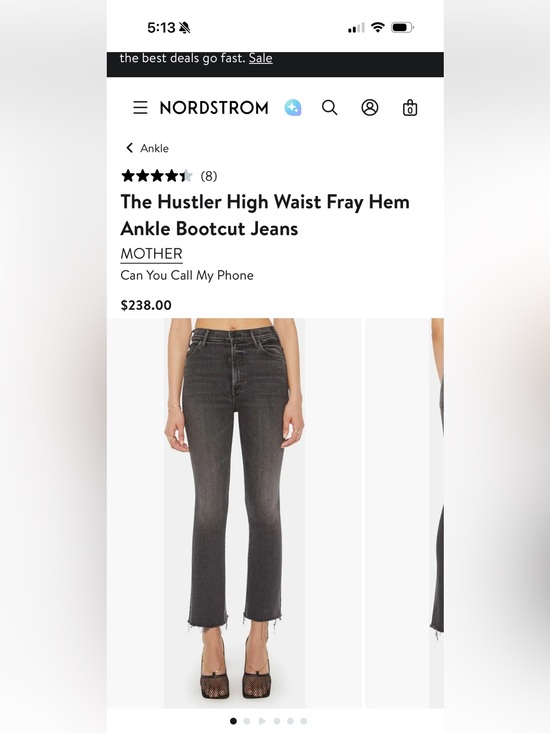 MOTHER Denim - MOTHER -The Hustler Ankle Fray